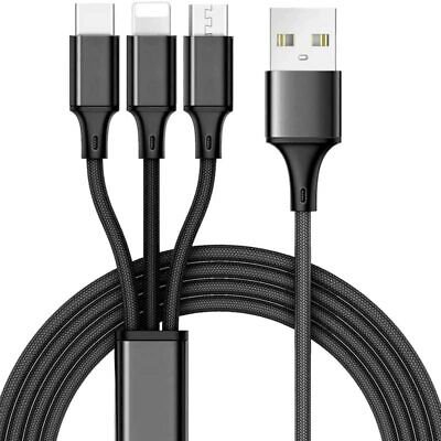SEEKEN 3A MAX - 1.5M 3 IN 1 USB CABLE