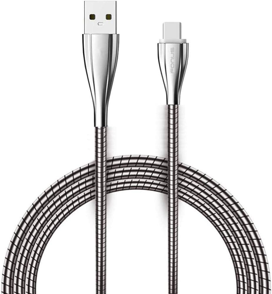 RECRSI USB - LIGHTNING  METAL BRAIDED THREAD
